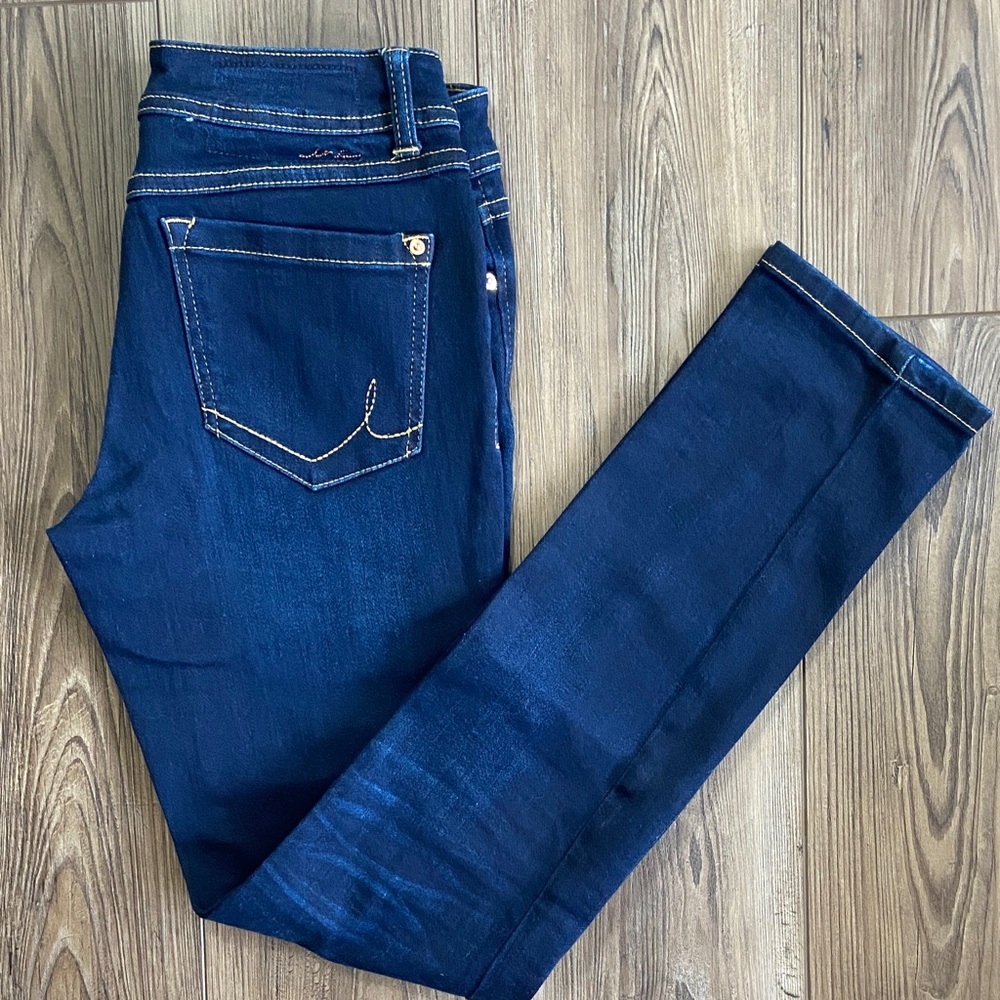 INC International Concepts Dark Blue Skinny Jeans - Size 4